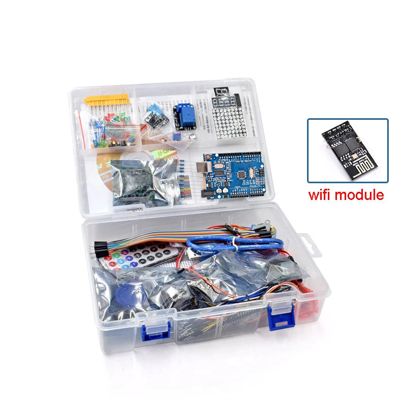RFID Starter Kit LCD 1602 Stepper Motor Beginner Learning Suite with Retail Box Electronics Component Fun Kit for Arduino UNO R3