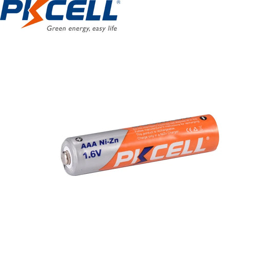 4PC PKCELL AAA Battery 900mWh 1.6V Ni-Zn AAA Rechargeable Batteries For Flashlight toys With 1Pcs Battery Box for AA AAA Battery