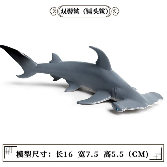 Ocean Sea Life Model Toys Simulated Shark Action Figures Animals Figurine Educational Toys Gift for Children Kids Home Decor