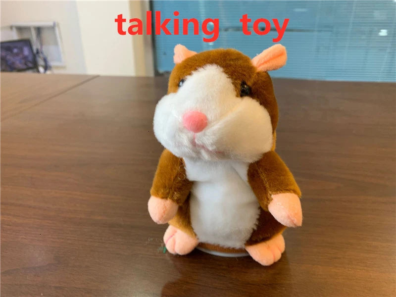 Talking Hamster Plush Doll Toys Mouse Pet Sound Record Plush Hamster Talking Doll Stuffed Toys Children Kids Toys Birthday Gift