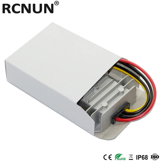 RCNUN 12V 24V to 5V 6V 10A Step Down DC DC Converter Regulator 12 Volt to 5 Volt 50W Buck Power Supply for Cars Toys