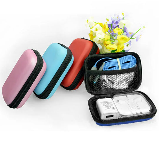 2018 Sundries Travel Storage Bag Charging Case For Earphone Package Zipper Bag Portable Travel Cable Organizer Electronics