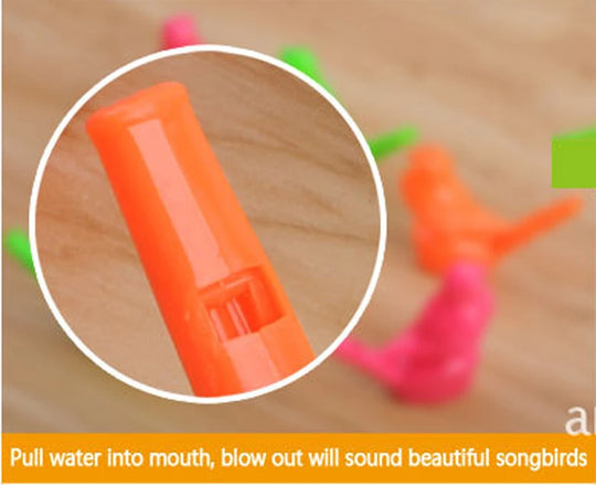 Free ship fine cheap lot of 24pc warbling water bird whistles whistle  kids party toys games favors bag pinata stock fillers