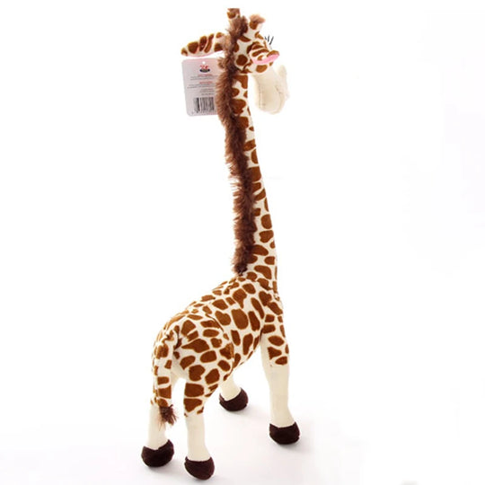 35cm  Simulation Giraffe Doll Real Life Giraffe Plush Toys Cute Stuffed Animal Dolls Birthday Gift Kids Toy Bedroom Madagascar