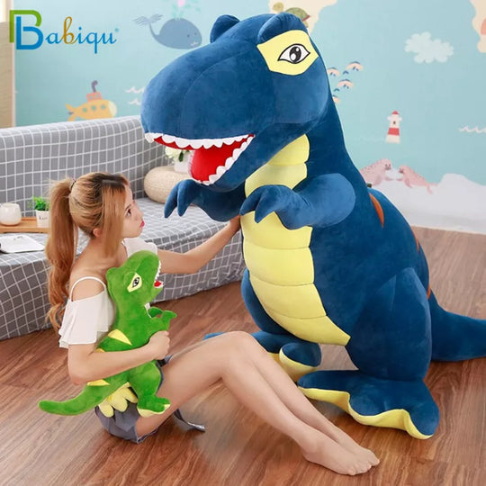 60cm/90cm Cartoon Dinosaur Plush Toys Hobbies Huge Tyrannosaurus Rex Plush Dolls Stuffed Toys For Children Boys Classic Toys