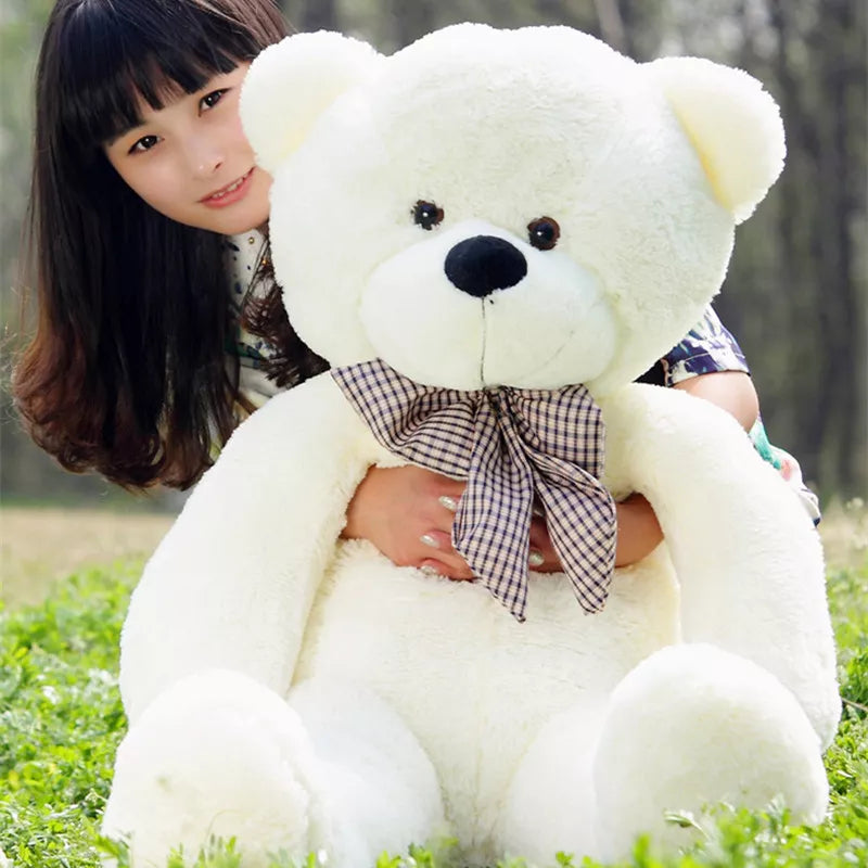 100cm Teddy Bear Plush Toys Soft Outer Skin and Bear Coat Holiday Gift Birthday Gift Valentine Brinquedos Stuffed Animals