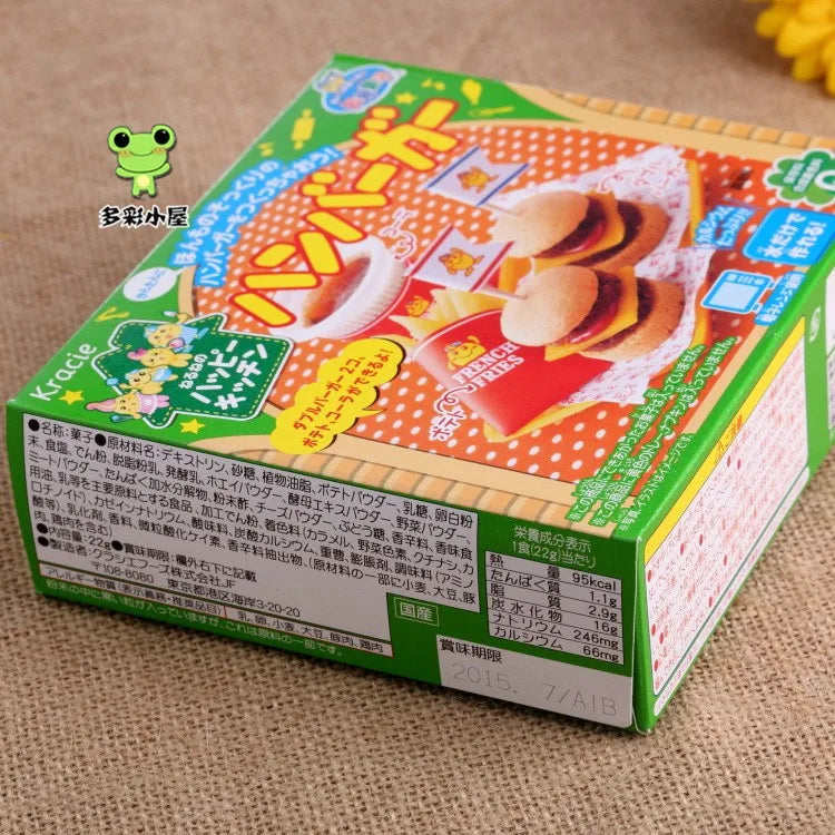 2pcs DIY Kracie Popin Cook candy dough Toys Hamburger happy kitchen Japanese food candy snacks making kit ramen d11