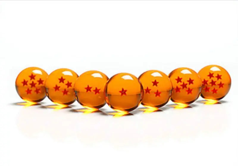 Crystal Balls 4.5CM 7 Stars Set of 7 PCS Balls Complete Set New Classic Action Figures Toys