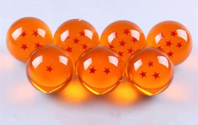 Crystal Balls 4.5CM 7 Stars Set of 7 PCS Balls Complete Set New Classic Action Figures Toys