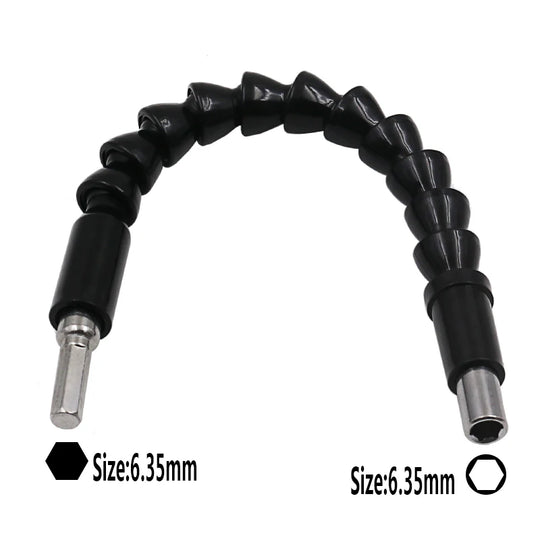 Repair Tools Black 132-295mm Flexible Shaft Bits Extention Screwdriver Bit Holder Connect Link Electronics Drill 1/4" Hex Shank