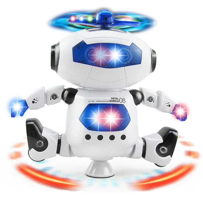 Space Dancer Smart Humanoid Robot Toy With Light Sound Music Children Pet Electronics Walking Toys for Boy Kids Gift