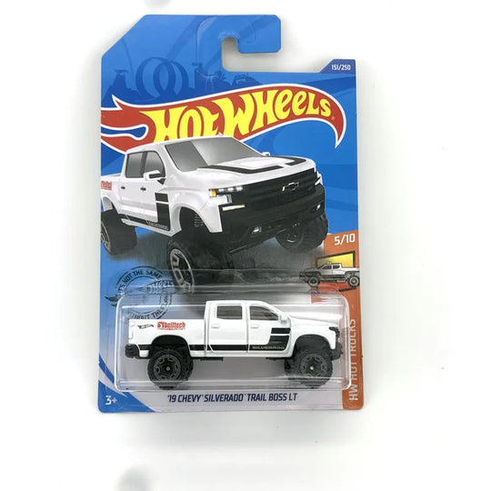 Hot Wheels car 1/64 19 CHEVY SILVERADO TRAIL BOSS LT Collection Metal Die-cast Simulation Model Cars Toys