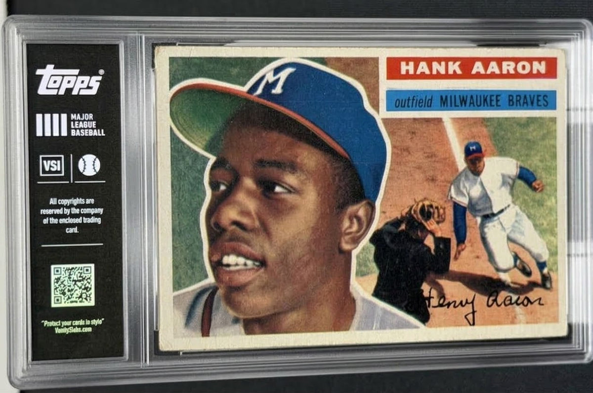 1956 Topps Baseball Mystery Pack ⚾ Premium Slab Holder | Mickey Mantle Chase 🔥 1 Random Vintage Card Encased | Complete 340-Card Set Chase