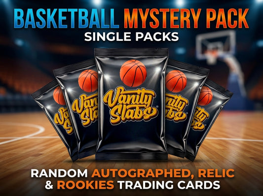Basketball Foil Mystery 5 Packs (Random Relics and Rookie Trading Cards)