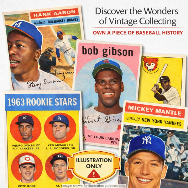 Vintage Baseball Mystery Pack (Random Hall of Famers & Rookies Trading Cards)