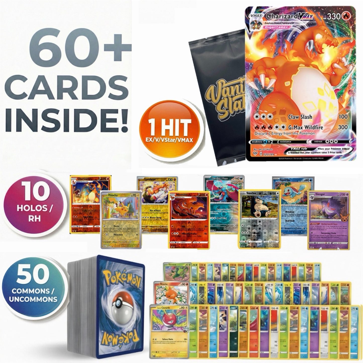 pokemon celebrations card packs 🎉⚡ Pokémon Celebration Hit Mystery Pack – 1 Hit + 10 Holo Cards + 50 C – Vanity Slabs Inc