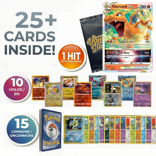 ⚡ Pokémon Spark Starter Mystery Pack - 1 Hit + 10 Holo/RH + 15 Commons/Uncommons (RAW Edition)