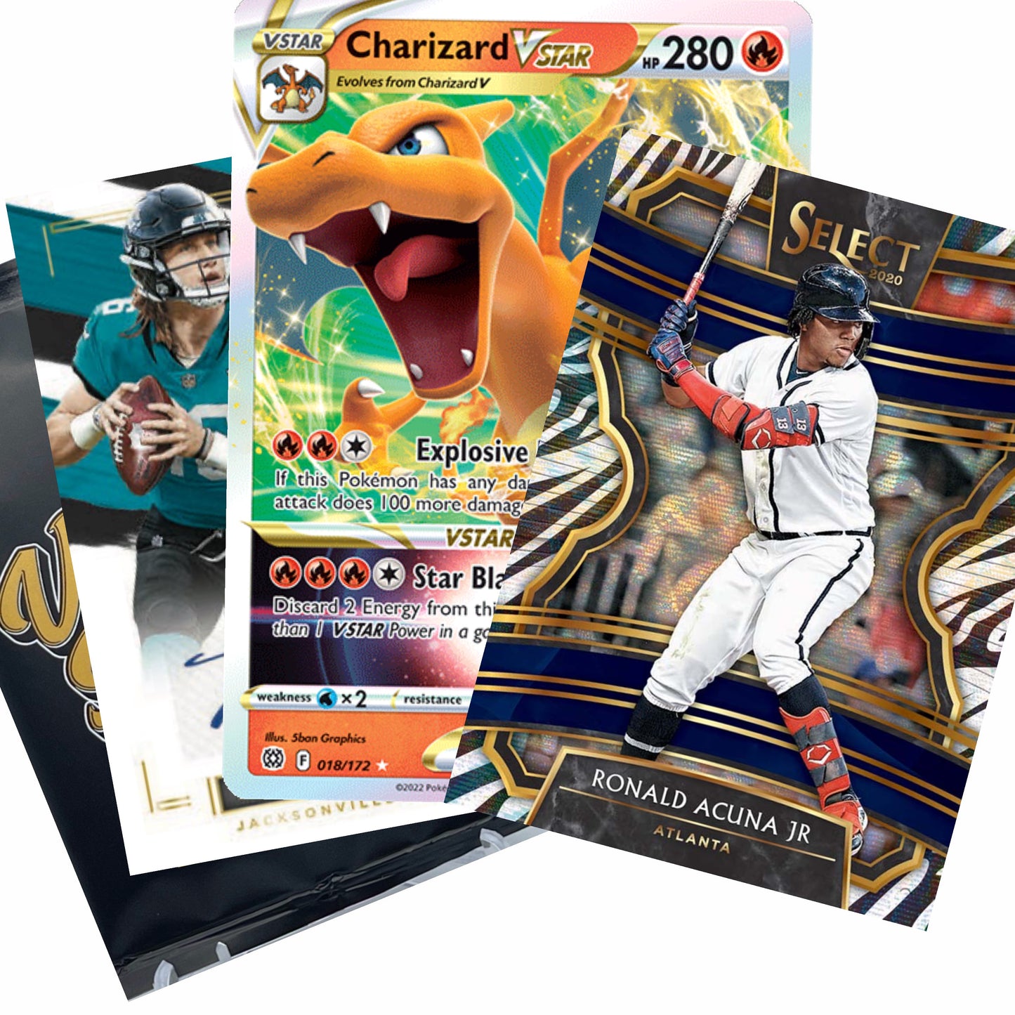 3 RAW Mystery Trading Card Hits - Anything Goes Multi-Sport ~ Non-Sport | Perfect Gift for Kids & Collectors of all Ages