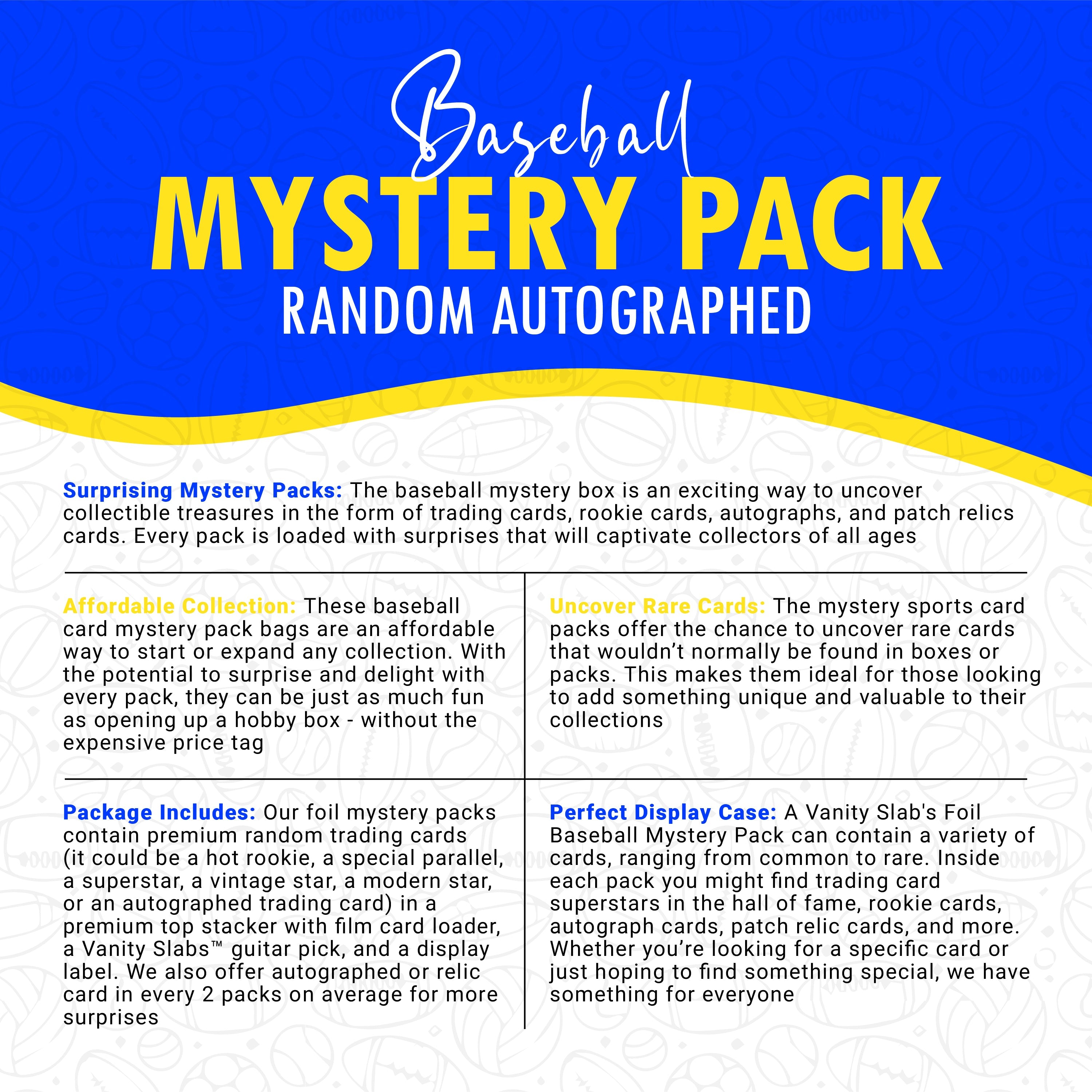 Topps Baseball Cards 2025 Premium Sports Card Mystery Pack - 20 Cards, 3 Guaranteed Autos, Relics, #'d Topps Sports Cards Topps Baseball Cards 2025 Premium Sports Card Mystery Pack - 20 Cards, 3 Guaranteed Autos, Relics, #'d Topps Sports Cards