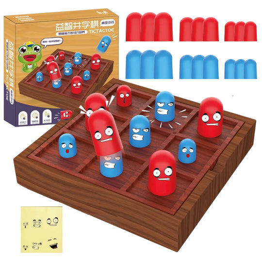 Wooden Solitaire Board Game Tabletop Games For Kids Tic Tac Toe Decorative Board For Coffee Table Board Games For Player