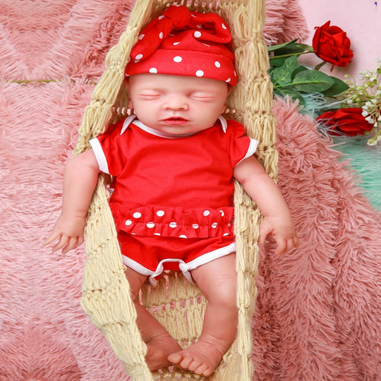 IVITA WG1514 18inch 2972g Silicone Soft Realistic Bebe Reborn Baby Doll Similar Real Girl Eyes Closed Juguetes Toys for Children