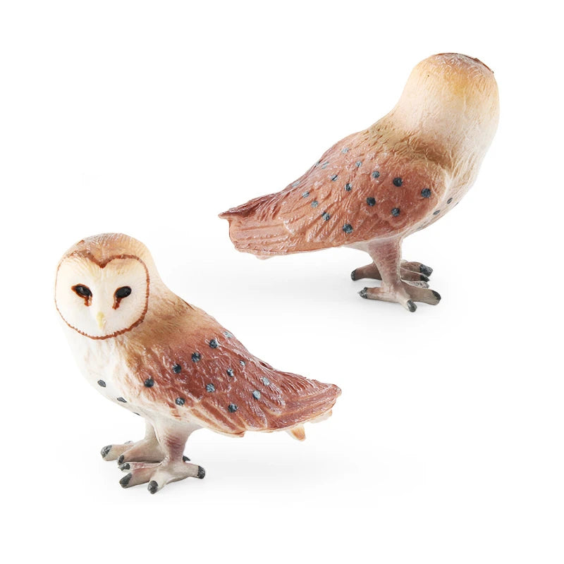 New Animals Toys Classic Bird Animal Eagle Owl Vulture Model Solid PVC Action Figures Miniature Education Toy Gifts For Children