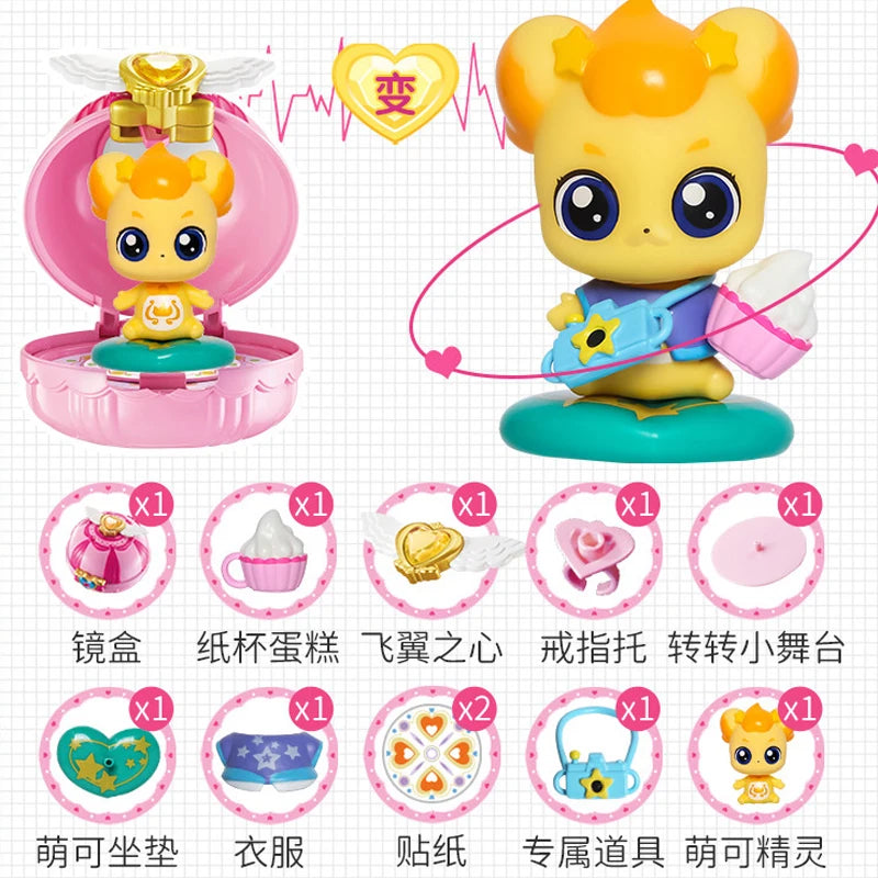Anime Catch Teenieping Mirror Box Set Cartoon 캐치티니핑 Love Princess Magic Transformation Girl Toys Children's Birthday Gifts