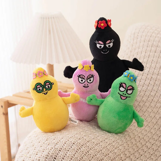 Cartoon Barbapapa Plush Toys Soft Stuffed Dolls For Baby Kids Comfort Soft Gift Toys Home Decora Girls Children Birthday Gifts