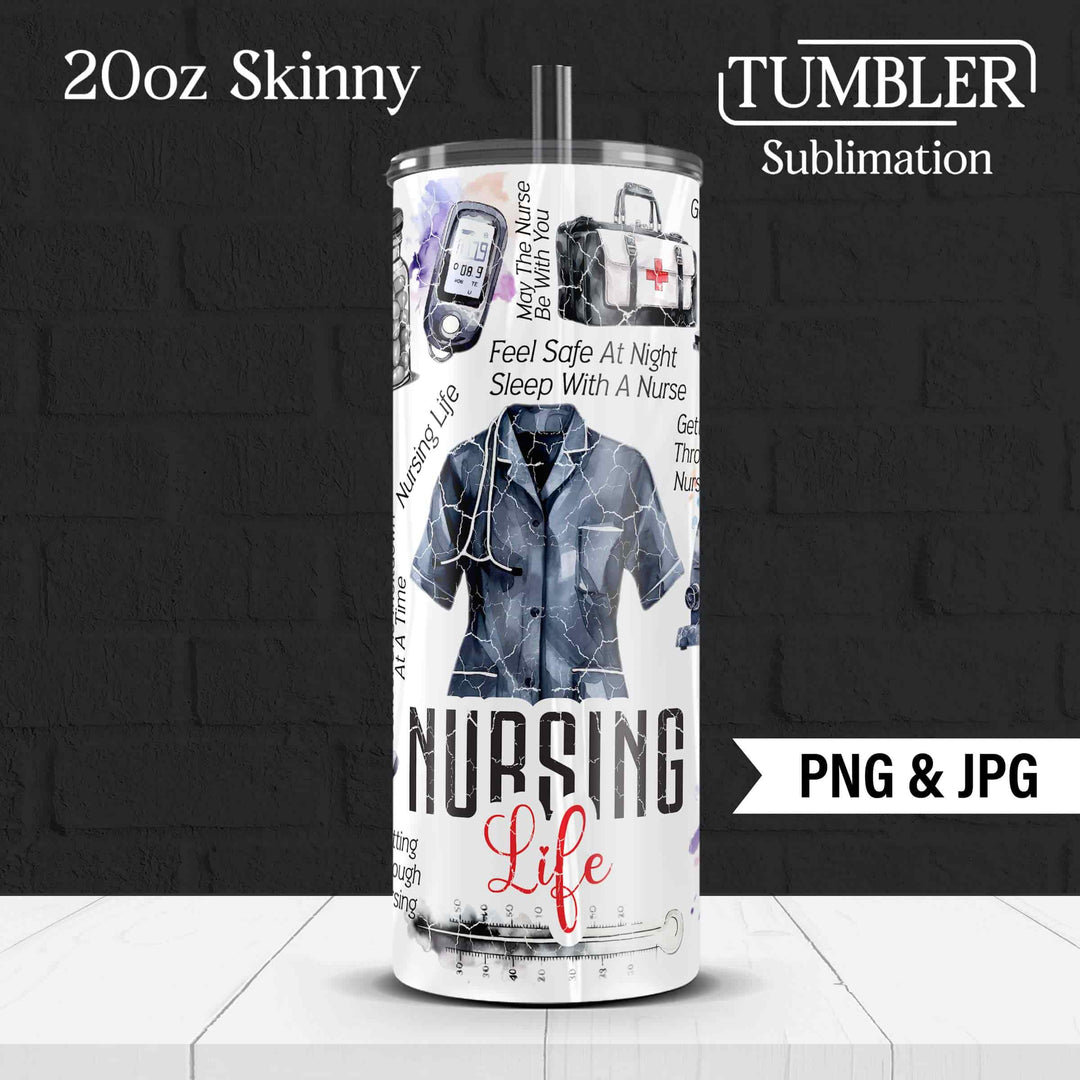Nursing Sublimation Tumbler