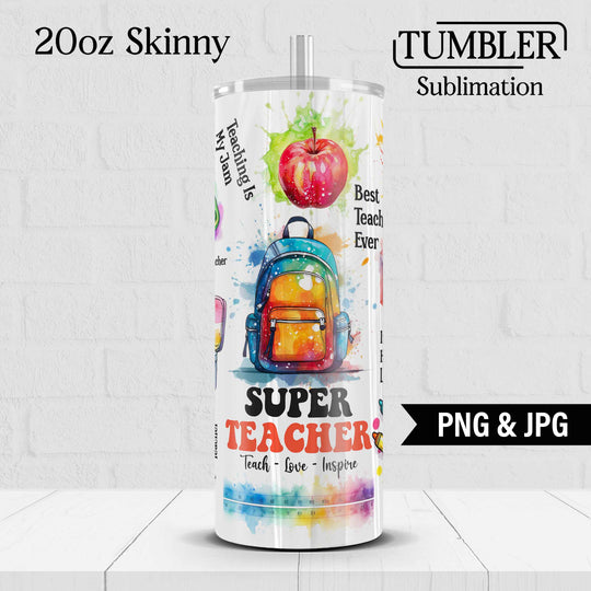 Teacher Tumbler Wraps