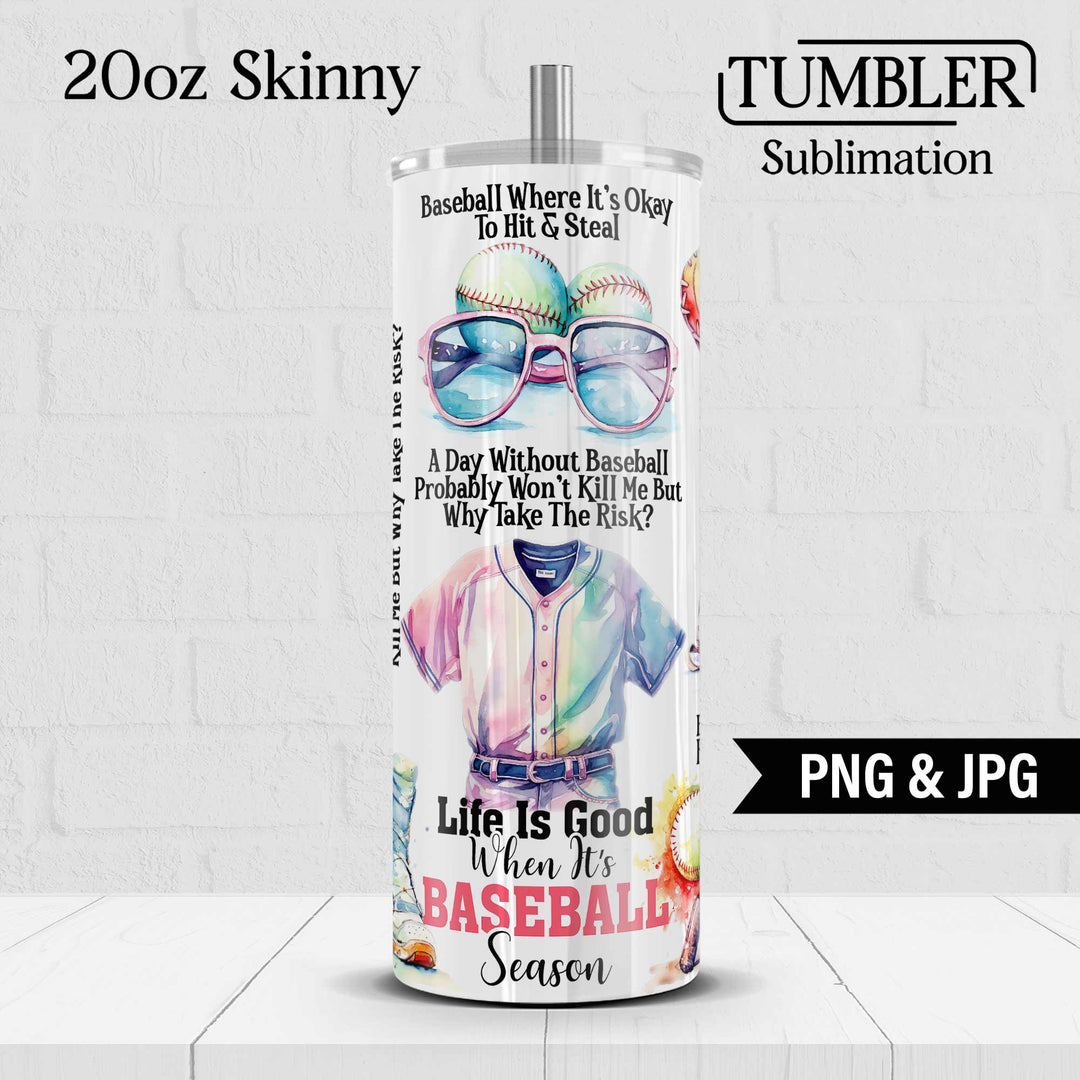 20 oz Skinny Tumbler Designs