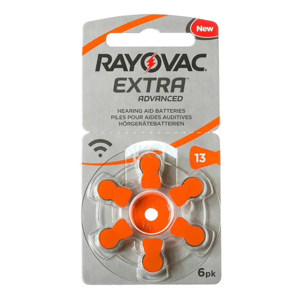 Battery Packs Rayovac Extra A13 Zinc air 1.45V 60 pcs hearing aid batteries Consumer Electronics Accessories and Parts