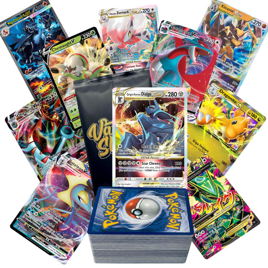 Super Power Pokémon Bundle TCG | 100+ Cards, 3 Double Rare or Ultra Rare Hits + 20 Holos