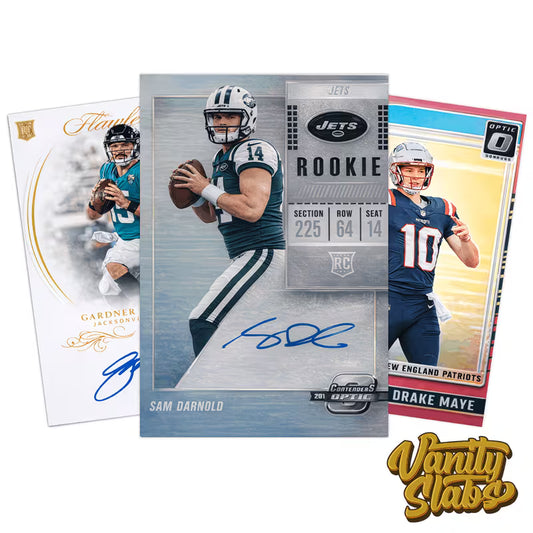 Panini Football Triple Threat Mystery Hit Pack | 3 Sleeved Cards | Guaranteed Collector Hits | Stars, Rookies & Inserts Inside