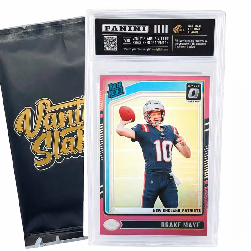 Football Mystery Card Slab | 1 Random Panini or Topps Card