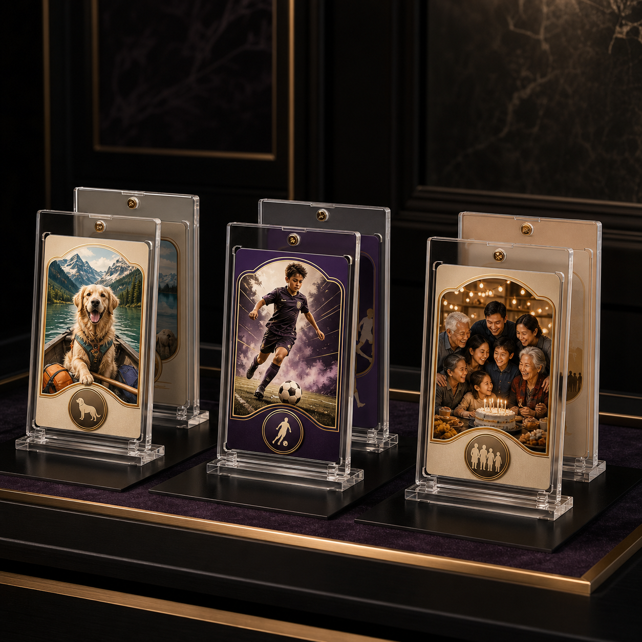 CardFamous Label Credits — Front + Back Slab Labels