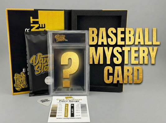 Baseball Collectible Mystery Card in Display Slab