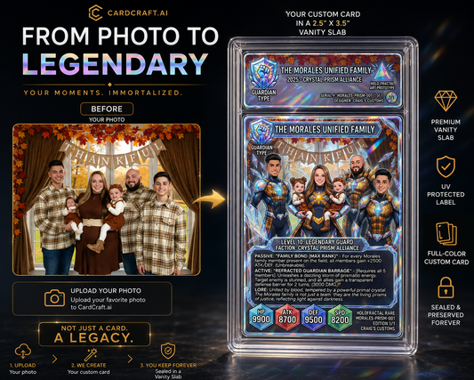 CardCraft Collectible — Custom Slab