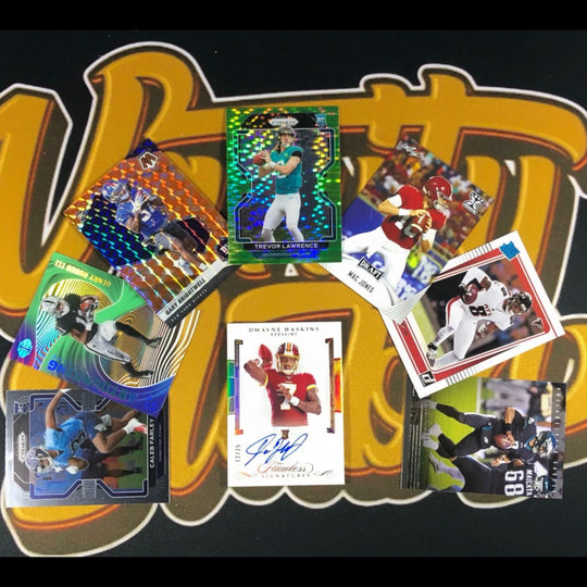 Football Mystery Graded Bundle with Foil Pack (Random Autographed, Relic & Rookies Trading Cards)
