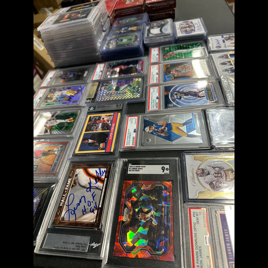 Basketball Mystery Graded Bundle with Foil Pack (Random Auto, Relics and Rookie Trading Cards))