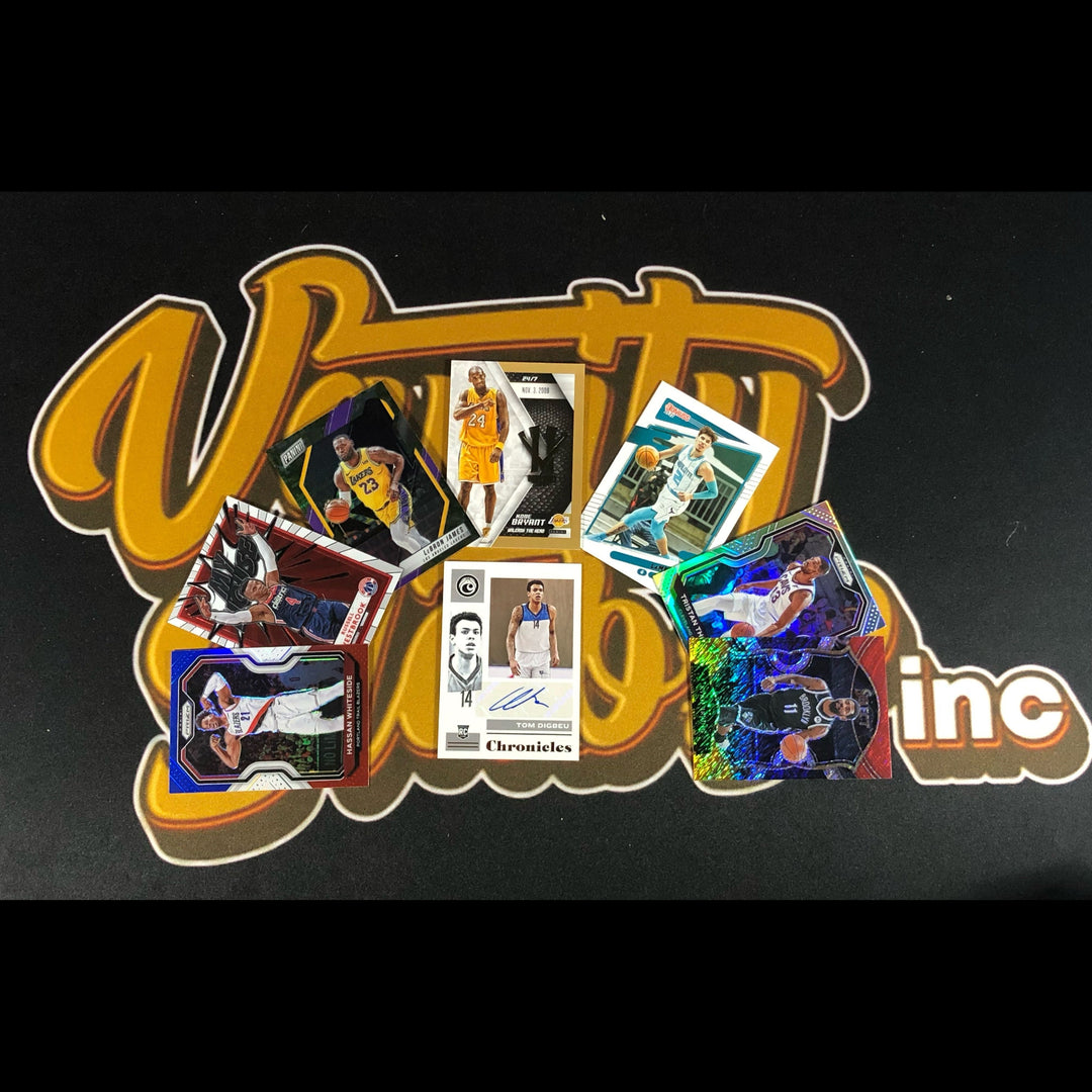 Basketball Foil Mystery 10 Packs (Random Auto, Relics and Rookie Trading Cards))